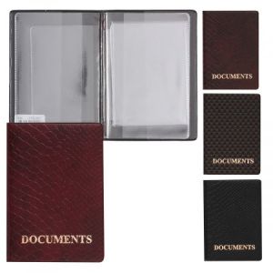 Обложка д/автодокументов 96х133мм, в ассортименте