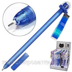 Ручка гелевая «Котик», синяя, 0,5мм, KWELT