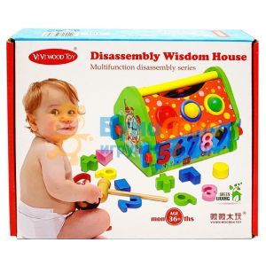 Деревянный бизиборд + стучалка