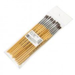 Кисть белка, Alingar,  круглая №02, деревянная ручка