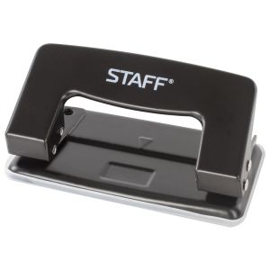 Дырокол металлический STAFF EVERYDAY до 10л, чёрный 224647