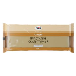 Пластилин скульптурный ГАММА телесный., 1кг, мягкий, 2,80,Е100,002,3