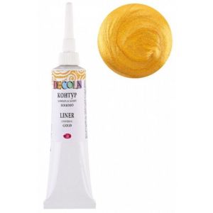 Контур  акриловый универсальный 18 мл ,Золото