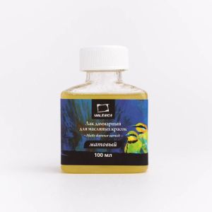Лак даммарный матовый для масла Малевичъ, 100 мл
