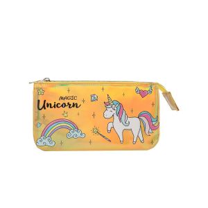 Пенал-косметичка QUIET, 20х3х10 см, на молнии, полиуретан, ОПП-упаковка