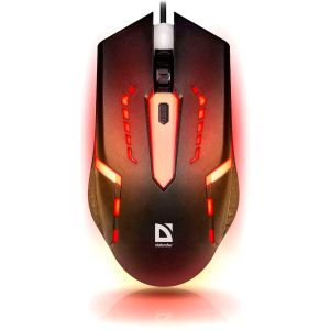 Мышь проводная DEFENDER Flash MB-600L черная 1,5м