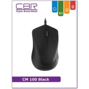 Мышь проводная CBR CM-100 черная USB, Разрешение 1200dpi