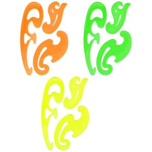 Набор лекал СТАММ, 25,17,12см, пластиковый, ассорти