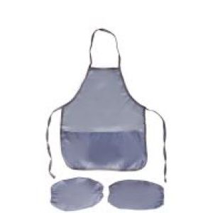 Накидка-фартук с нарукавниками ArtSpace , 53,5*44,5см, 3 кармана, серый