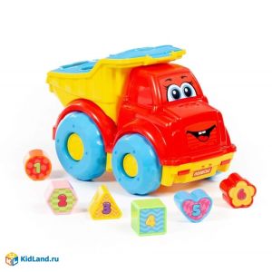 Игрушка развивающая Автомобиль-самосвал в ассорт.