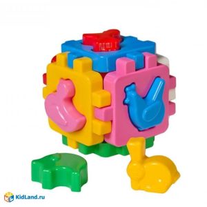 Сортер Куб Умный малыш Домашние животные