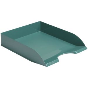Лоток для бумаг горизонтальный СТАММ «Дельта. Voyage. NY», зеленый