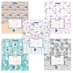 Тетрадь 24л линия Забавная, BRAUBERG