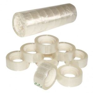 Клейкая лента упаковочная 1.8СМх25М(1.8х22Y), прозрачная, пвх