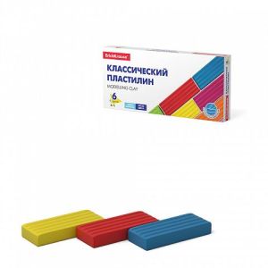 Классический пластилин ErichKrause® Basic 6 цветов, 96г