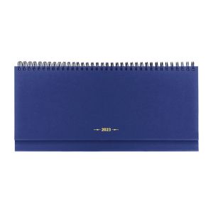 Планинг датированный 2023г., 330*130мм, 64л., балакрон, OfficeSpace «Ariane», синий