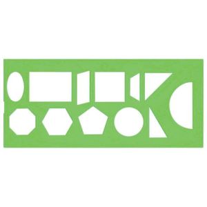 Трафарет геометрических фигур ТТ11