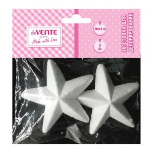 Набор заготовок из пенопласта Звезды 100х39мм 2шт 8003926 deVente