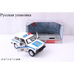 Play Smart инерц.машина рус.свет,звук,откр.дверь кроссовер милиция 18см