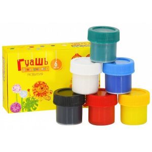 Гуашь «Каляка-Маляка» 6цв*17,5мл