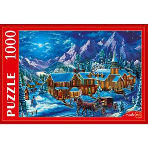ПАЗЛЫ 1000 элементов. Ф1000-7356 СНЕЖНЫЕ ГОРЫ