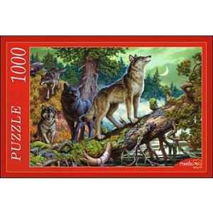 ПАЗЛЫ 1000 элементов. Ф1000-7818 ВОЛКИ