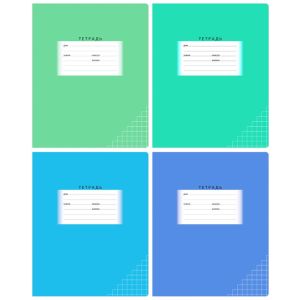 Тетрадь 24л., клетка BG «Школьная», эконом