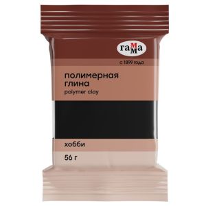 Полимерная глина Гамма «Хобби», черный, 56г