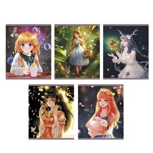 Тетрадь А5 48л. Скрепка. Клетка.«Уроки волшебства»