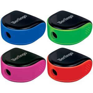 Точилка пластм. 1 отверстие  контейнер  Берлинго