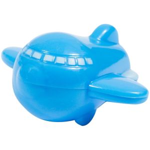 Точилка пластиковая ArtSpace «Самолет» 1 отверстие, контейнер, синяя, пакет, подвес