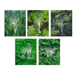 Тетрадь А5 80л. Гребень. Клетка.«Тайна леса»