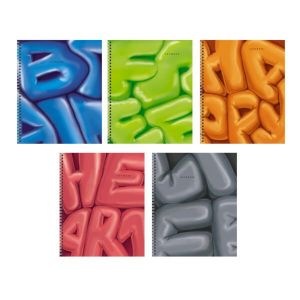 Тетрадь А5 60л. Гребень. Линия. «Буквы»