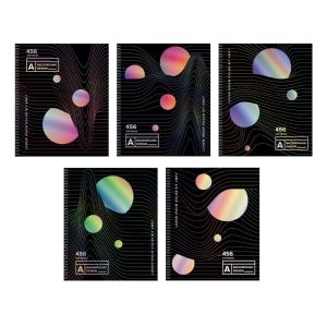 Тетрадь А5 96л. Гребень. Клетка. Обл. «Сияние»