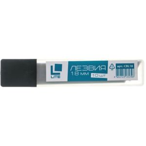 Лезвие д/ножей LITE 18 мм 10 шт