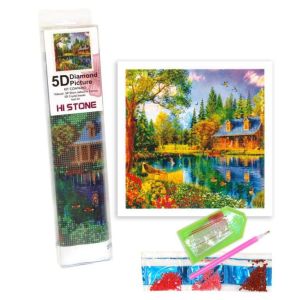 Алмазная мозаика ПУ 30*30 (ЧВ) JG20978 Природа