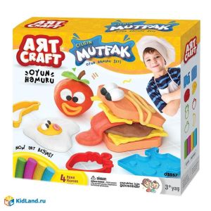 Набор для лепки Веселая кухня, тесто 4х50 гр