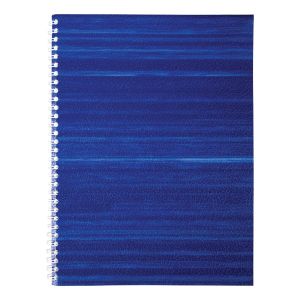 Тетрадь 96л., А4, клетка на гребне BG, бумвинил, синий