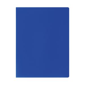 Папка с 10 вкладышами СТАММ А4, 9мм, 500мкм, пластик, синяя