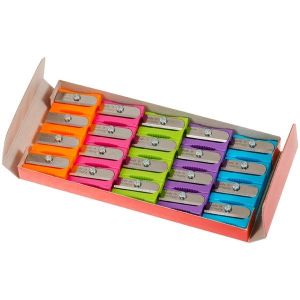 Точилка пластиковая Berlingo «Starlight» 1отв. ассорти 15016