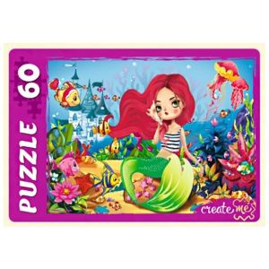 Пазлы 60 элем. Русалочка №4, ПУ60-7199