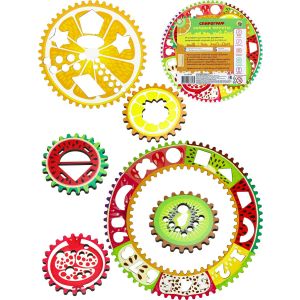 Деревянная игрушка (180х180 мм) Спирограф.Сочные фрукты ( Арт. СФ00008)