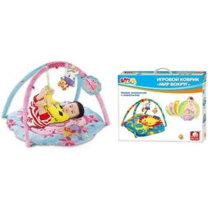 Развивающий коврик бамбини-розовый76748