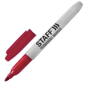 Маркер перман. STAFF EVERYDAY красный 2мм, 151235
