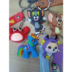 Брелок -Мульт, силикон,большой ремешок