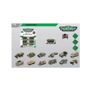 Военная техника металлическая, дисплей, в ассортименте