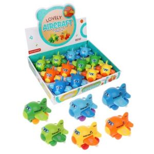 Самолетик заводной, в ассорт., дисплей