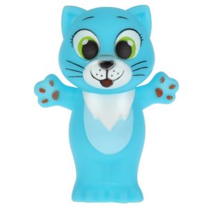 313294  Игрушка для ванны Котик 9 см, в сетке, КАПИТОШКА