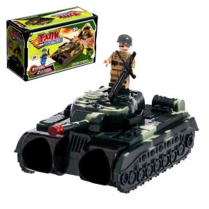 Бинокль «Танк», с ремешком и солдатиком , цвет МИКС  2961016