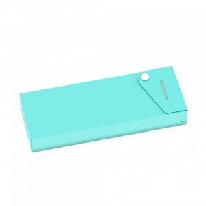 Пенал пластиковый ErichKrause® Diagonal Pastel Mint, мятный